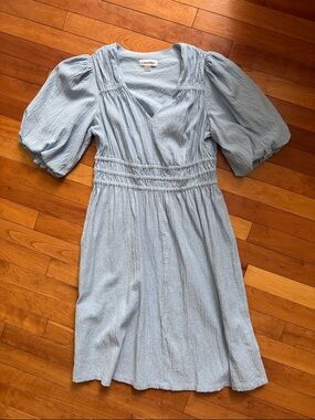 Calvin Klein Blue Midi Dress